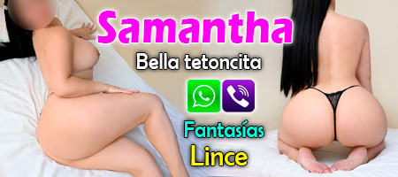 Samantha en Lince, kine peruana de curvas sensuales y trato encantador
