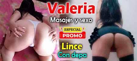 Valeria bella señora joven en Lince kinesiologa económica y discreta
